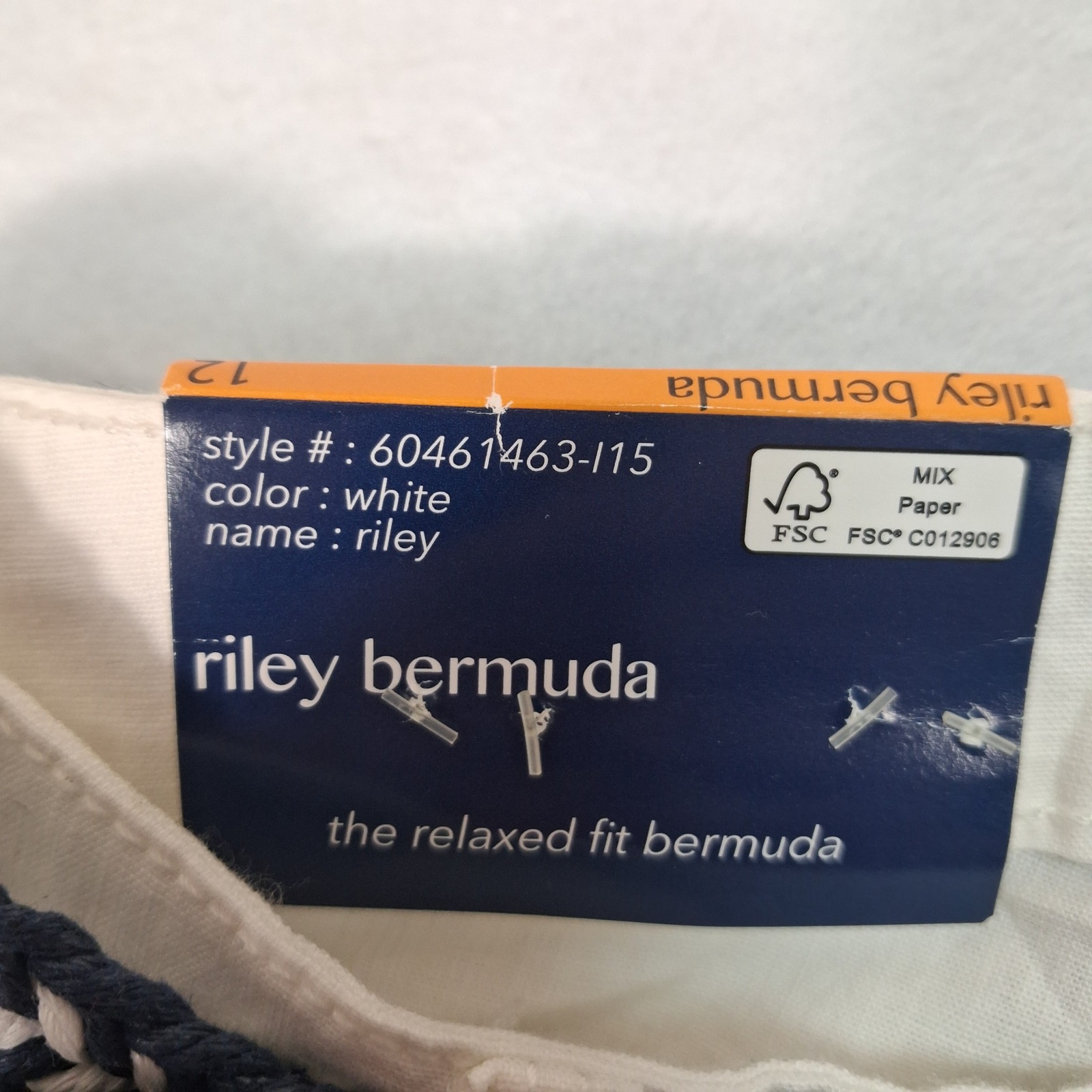 Bandolino Riley Bermuda Short Women 12 Wht Relaxed Fit Flawless Stretch 60461463 — image 4 of 8